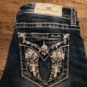 Miss Me standard crop jeans